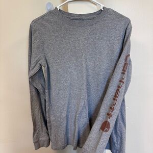 Carhartt Heather Gray Long Sleeve Tee